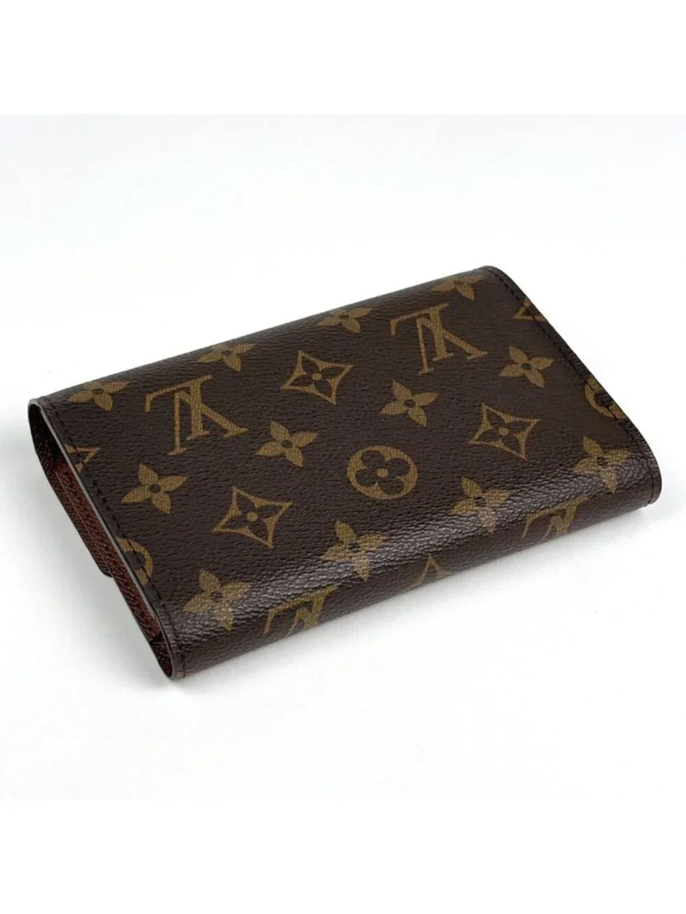Louis Vuitton Portefeuille Alexandra Trifold Wallet Monogram Brown